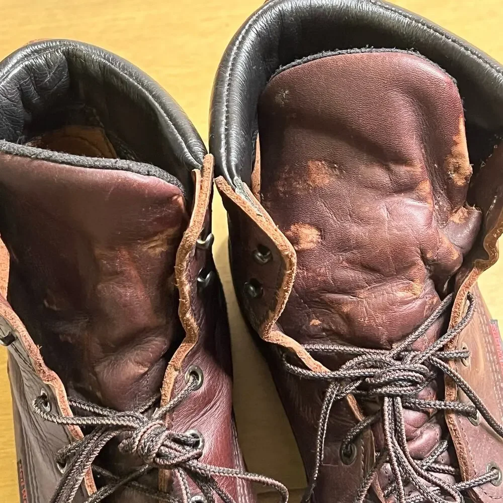 Red Wing 606 Leather Work Boots Soft Toe‎ EH USA Made Brown Men’s Size 14 E2